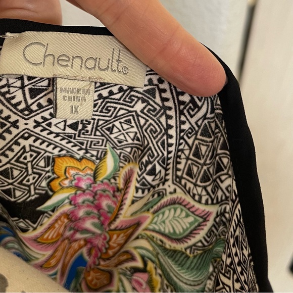 Chenault kimono style top size 1X - Picture 4 of 4